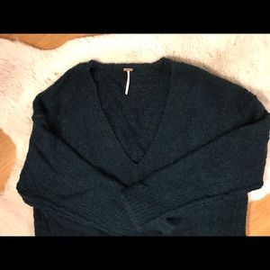 Free People Teal Sweater